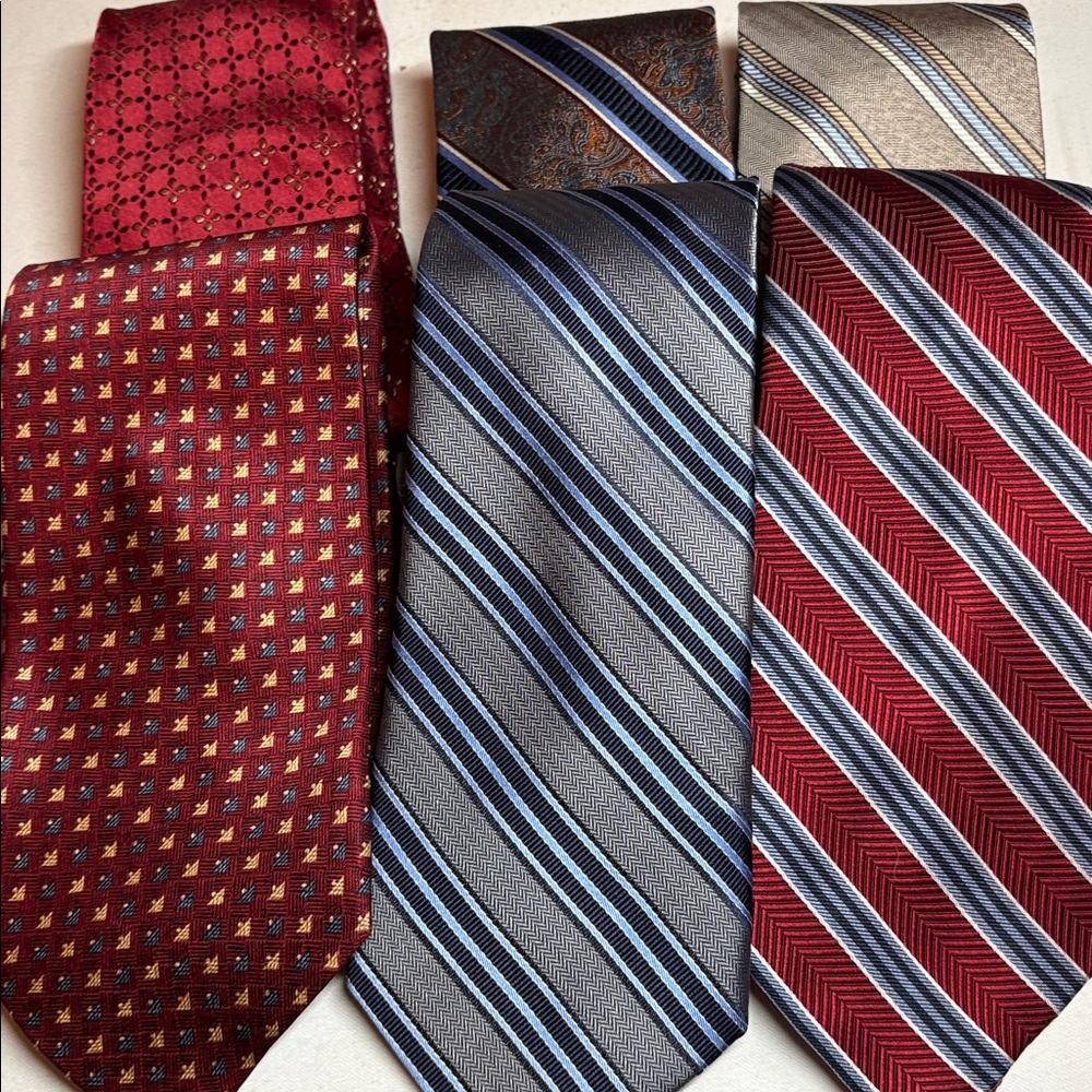 Jos. A. Bank Lot of SIX Silk Ties